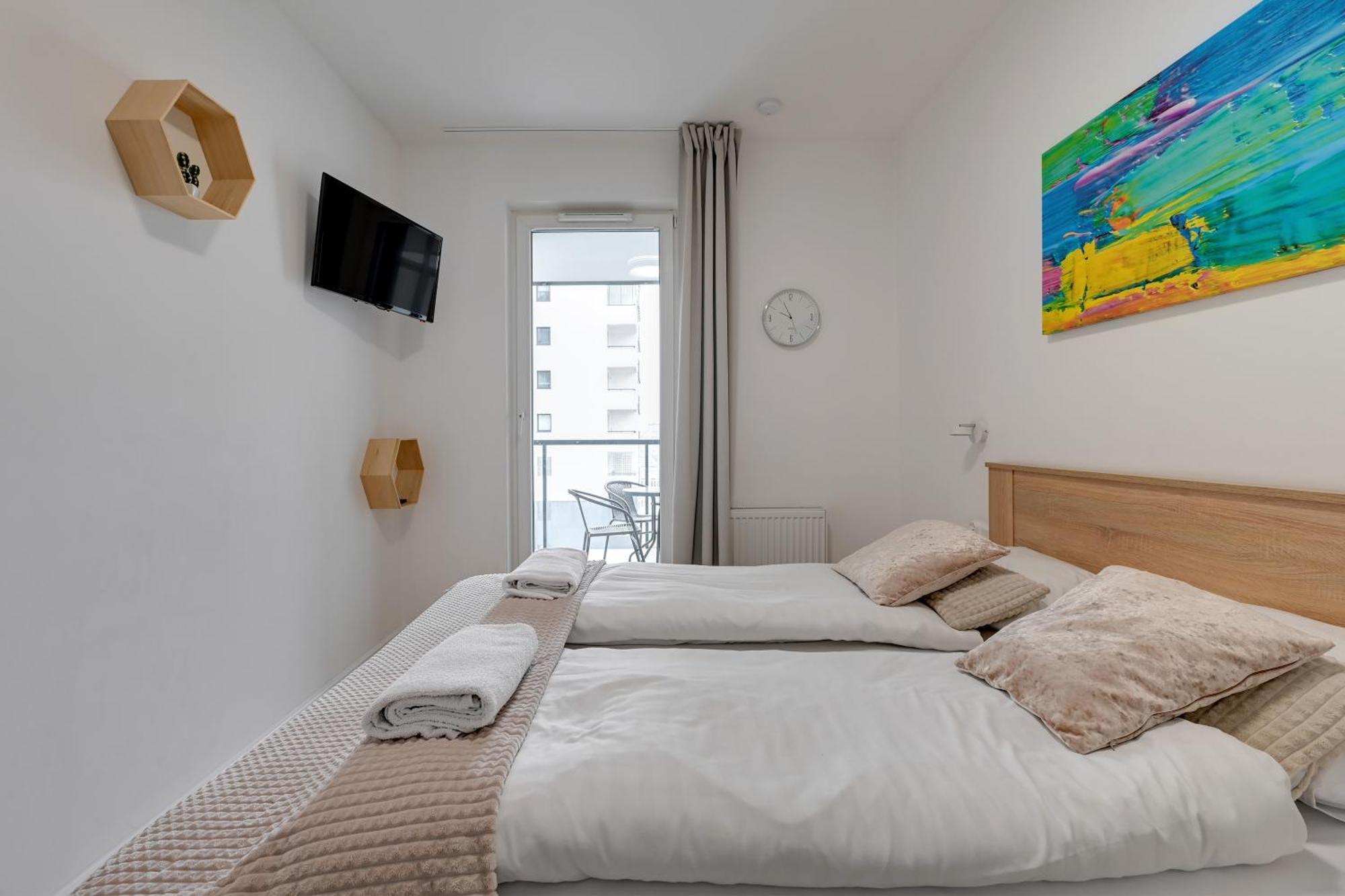 Apartament Nadmorskie Spektrum & Parking Gdańsk Extérieur photo
