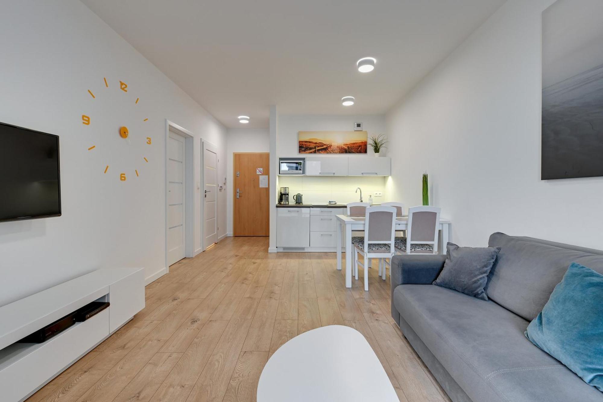 Apartament Nadmorskie Spektrum & Parking Gdańsk Extérieur photo