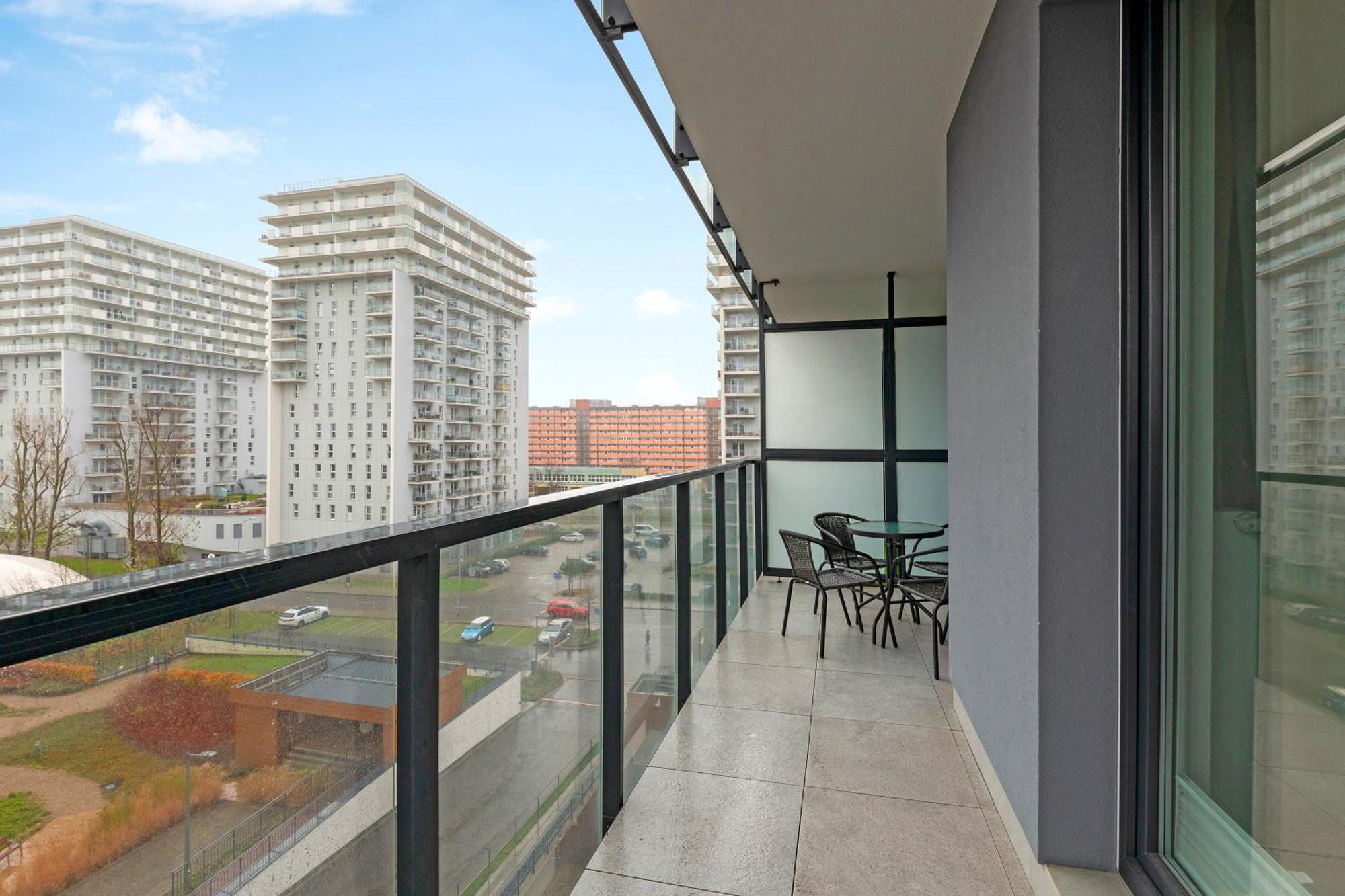 Apartament Nadmorskie Spektrum & Parking Gdańsk Extérieur photo